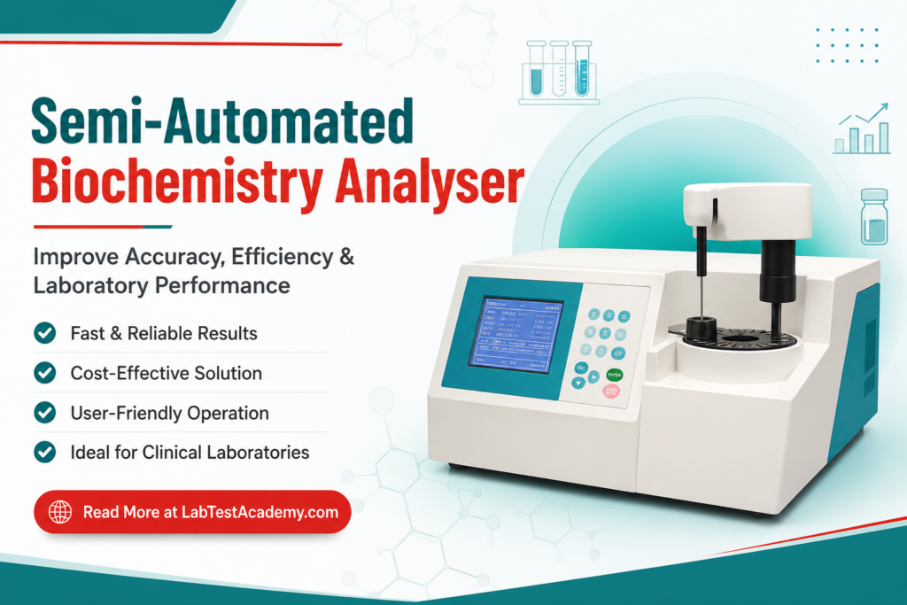 Semi Automated Biochemistry Analyser
